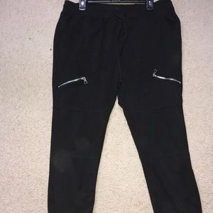 Male Large All Black Joggers